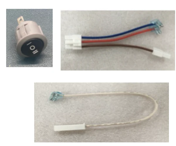 Interrupteur d'alimentation avec câble de connexion M1/M6/M12