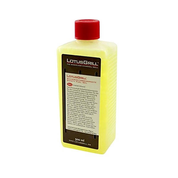 Gel combustible inodore 500 ml