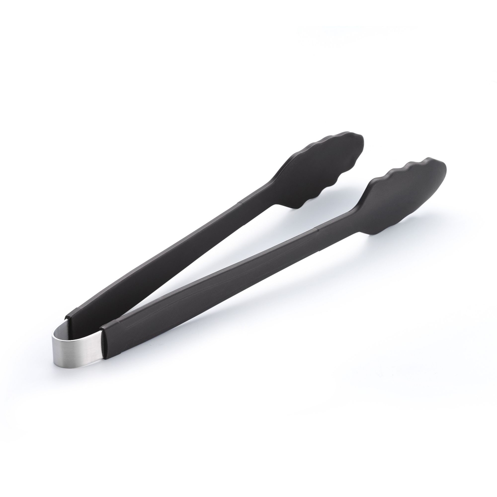 Pinces en silicone anthracite pour gril ou four