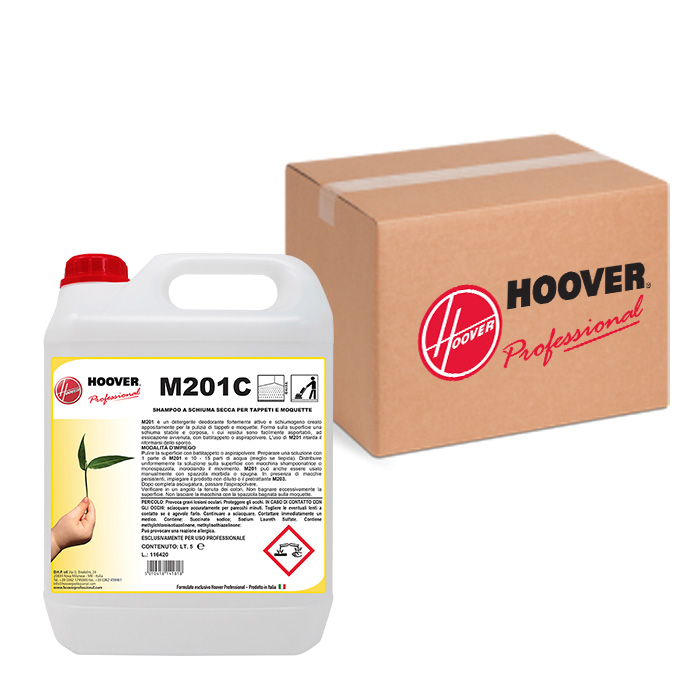 Boîte de 4 boîtes de shampoing en mousse sèche M201C