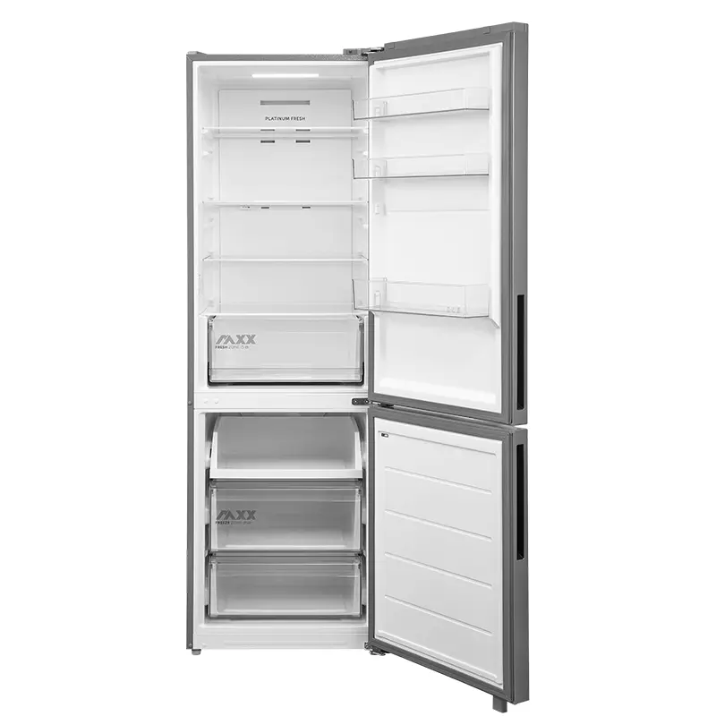 Réfrigérateur combiné Midea 401 LT ET TOTAL NO FROST 60 CM EN INOX MDRB548MME46