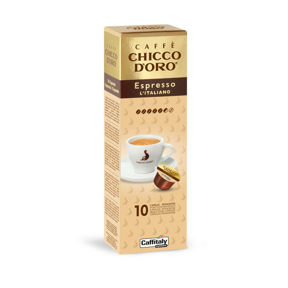 Coffret de 10 capsules de café Espresso L'Italiano 