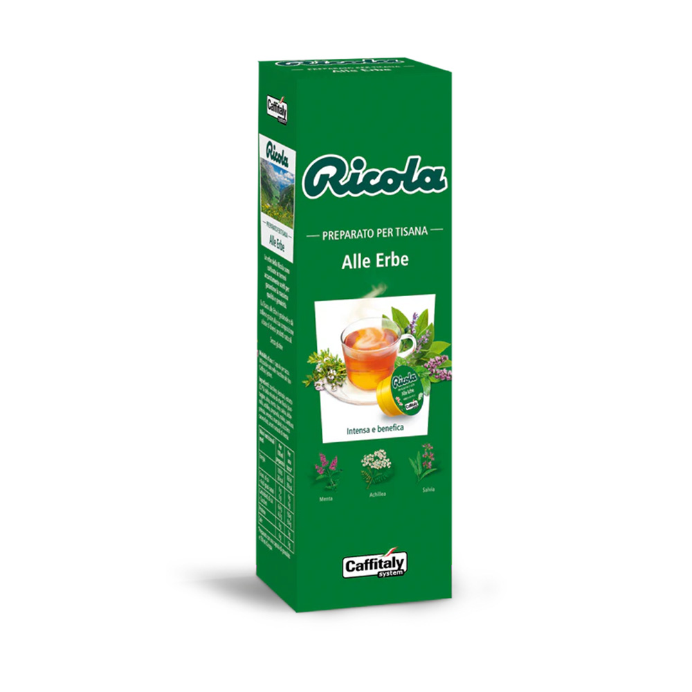 Boîte de 10 capsules de thé aux herbes suisses