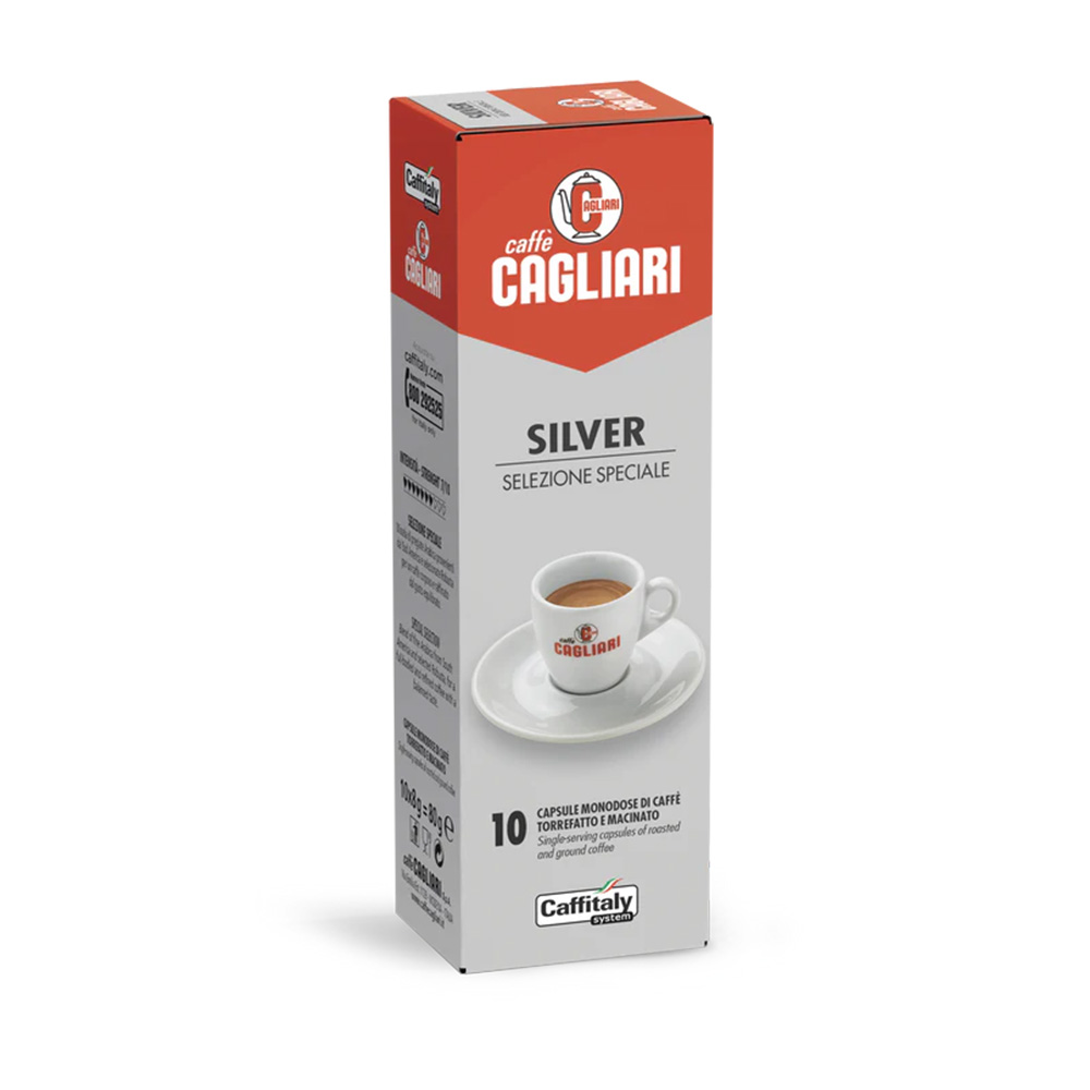 Caffitaly System Cagliari Silver 10 gélules