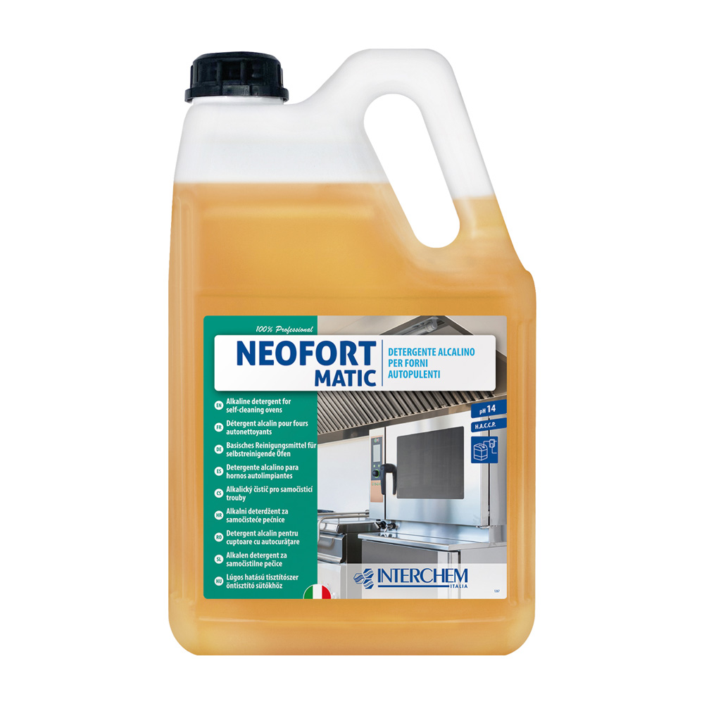 Boîte de 2 bidons de détergent pour fours autonettoyants Neofort Matic de 5 litres