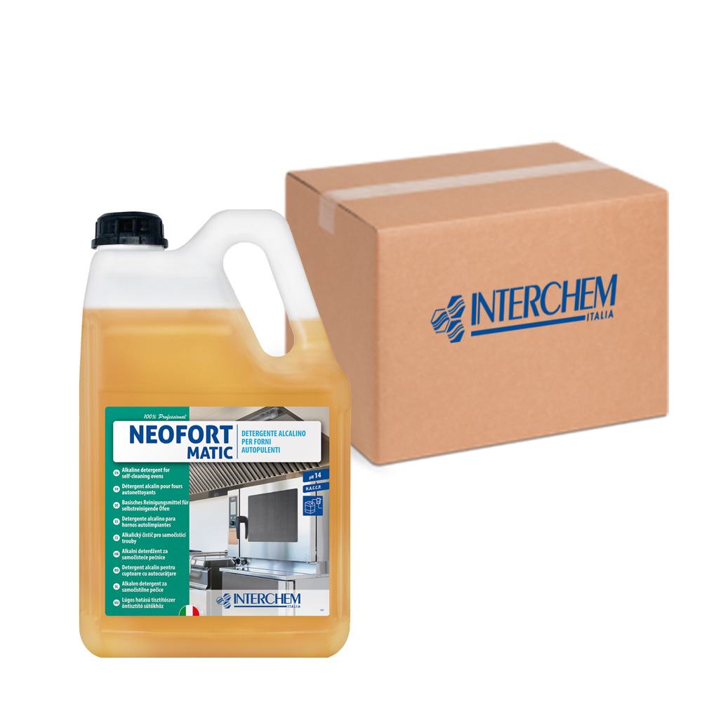 Boîte de 2 bidons de détergent pour fours autonettoyants Neofort Matic de 5 litres