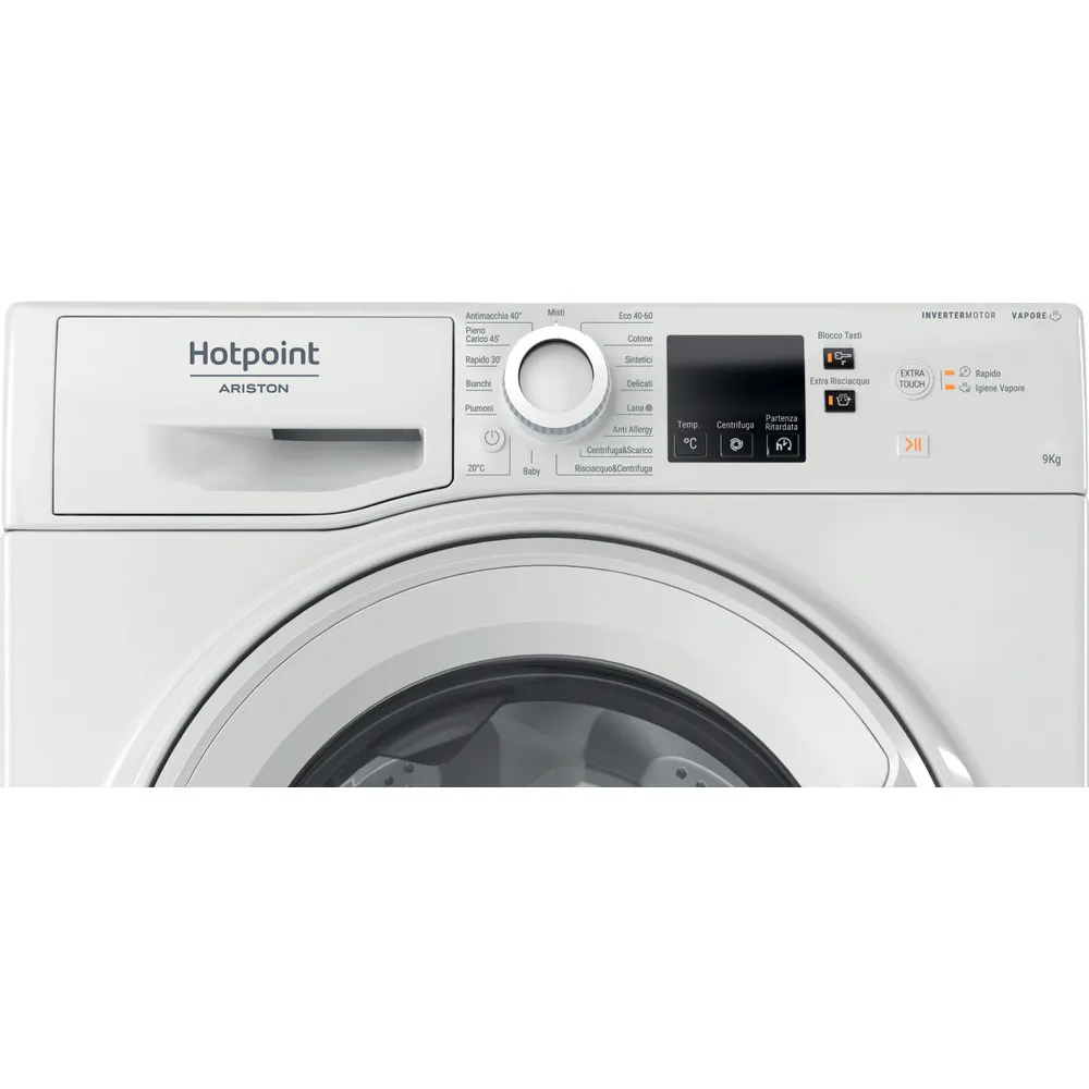 ONDULEUR DE VAPEUR Hotpoint 1400 tr/min 9 kg machine à laver NFR79W IT