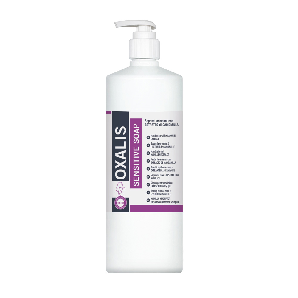 Savon pour les mains Oxalis Sensitive Soap 1 litre