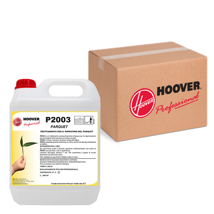 Boîte de 4 boîtes d'émulsion autopolissante pour parquet P2003