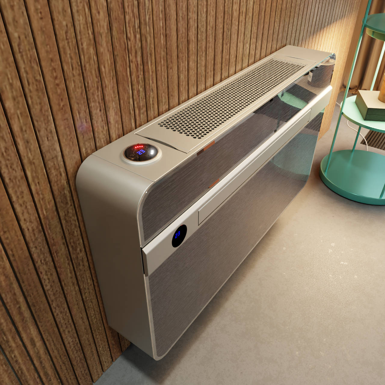 Climatiseur sans unité externe Fintek Panama Silent Hybrid 7000 btu remplace les radiateurs