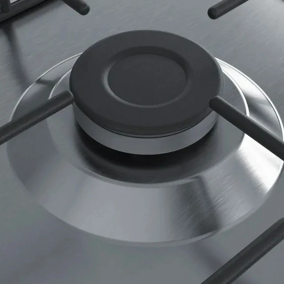 Cuisinière à gaz Bosch à 4 brûleurs 60 CM en acier inoxydable PGP6B5B86