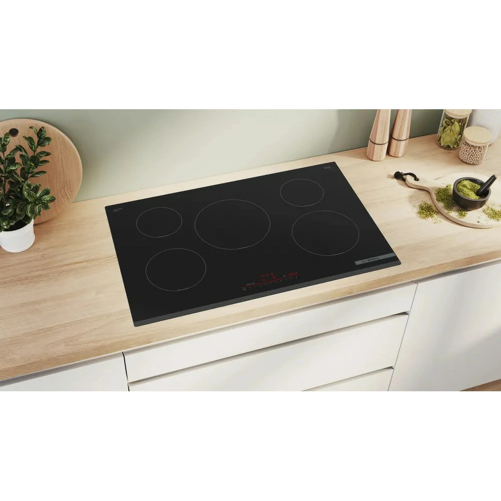 Table de cuisson à induction Bosch 5 ZONES 80CM PIV831HB1E