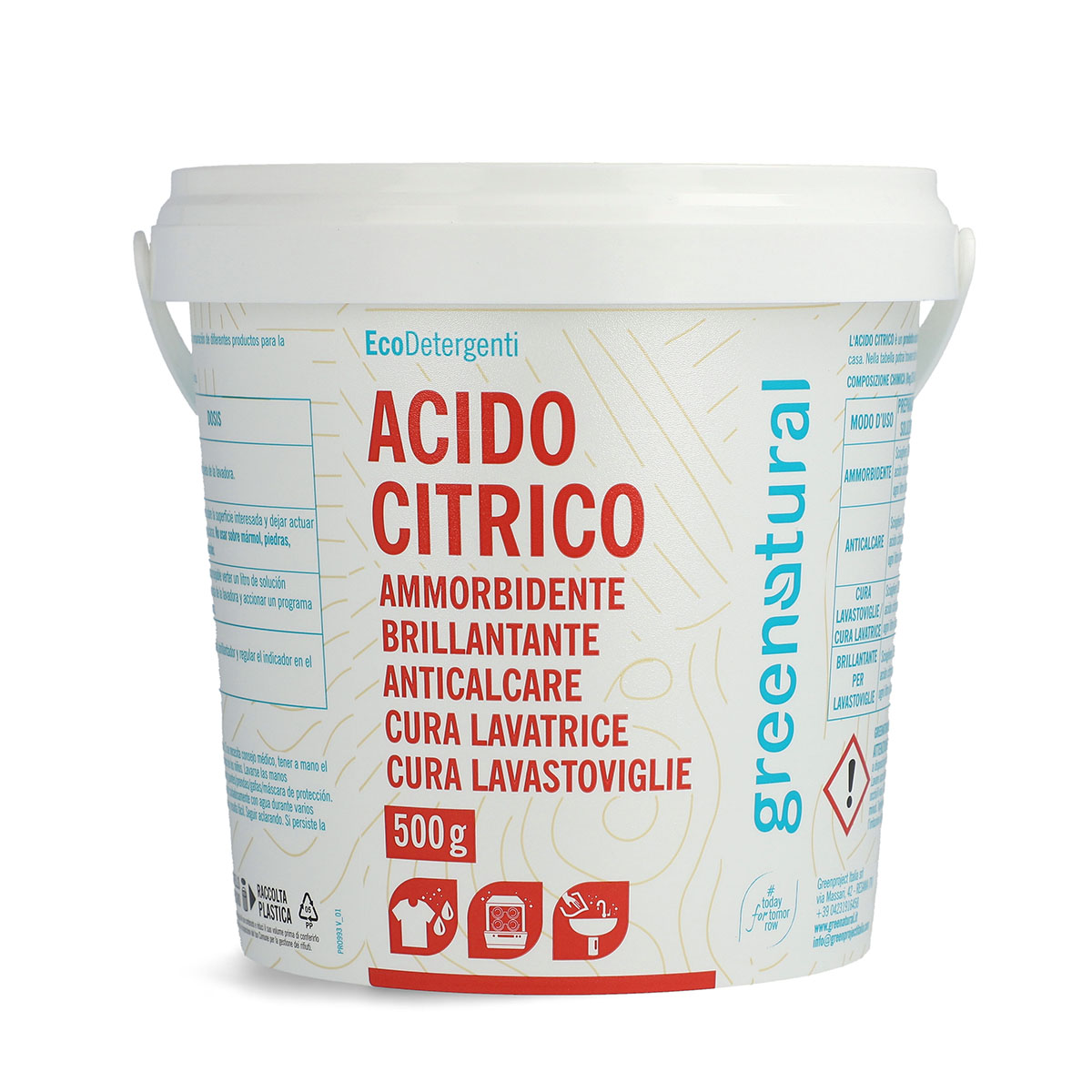 Pack d'acide citrique - 500 g