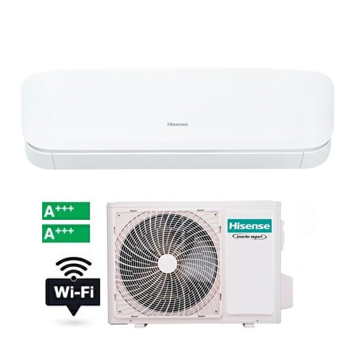 HISENSE 9000BTU ÉTAT A++/A+++ AIR FRAIS WIFI QJ25XJ3AG/QE25XV2XW