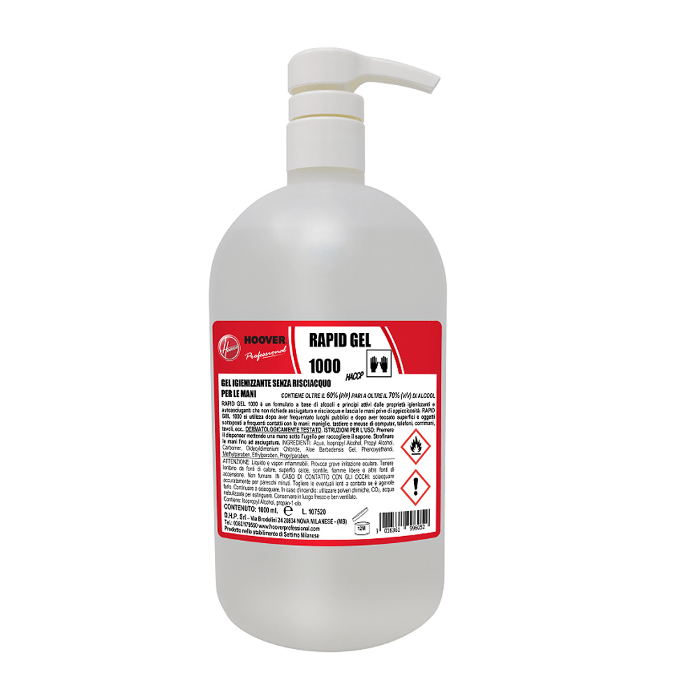 Désinfectant pour les mains Rapid Gel 1L