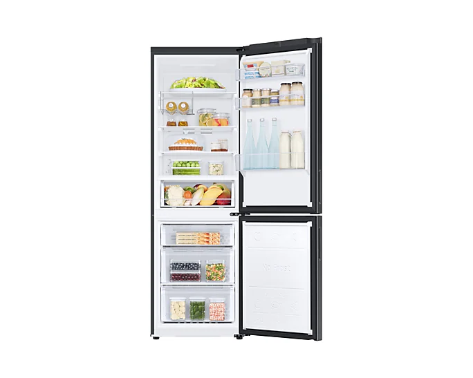 Réfrigérateur combiné Samsung No Frost 344 LT 60 cm et noir RB33B612EBN/EF