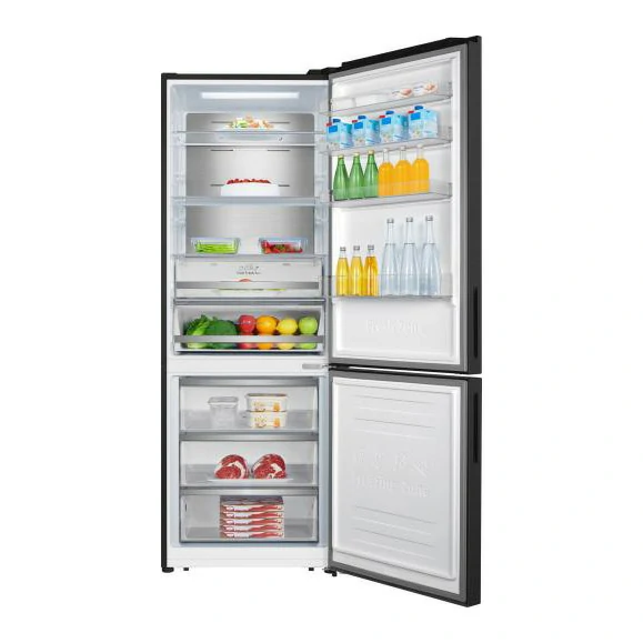 Réfrigérateur combiné Hisense INVERTER 495LT ET 70CM NOIR RB645N4BFE