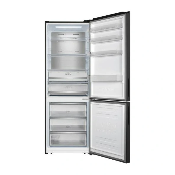 Réfrigérateur combiné Hisense INVERTER 495LT ET 70CM NOIR RB645N4BFE