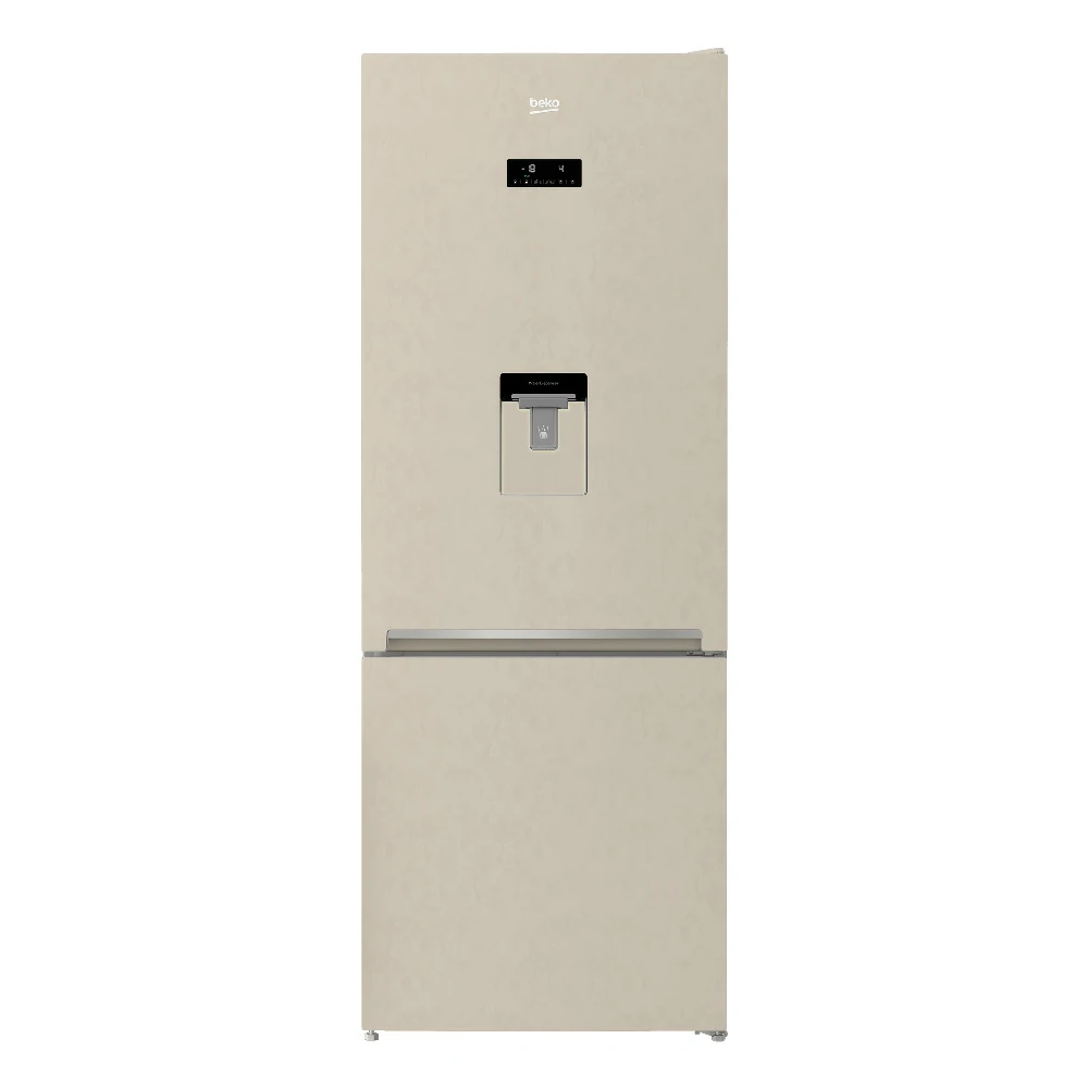 Réfrigérateur combiné Beko No Frost 560 LT 70CM SAND RCNE560E40DBN