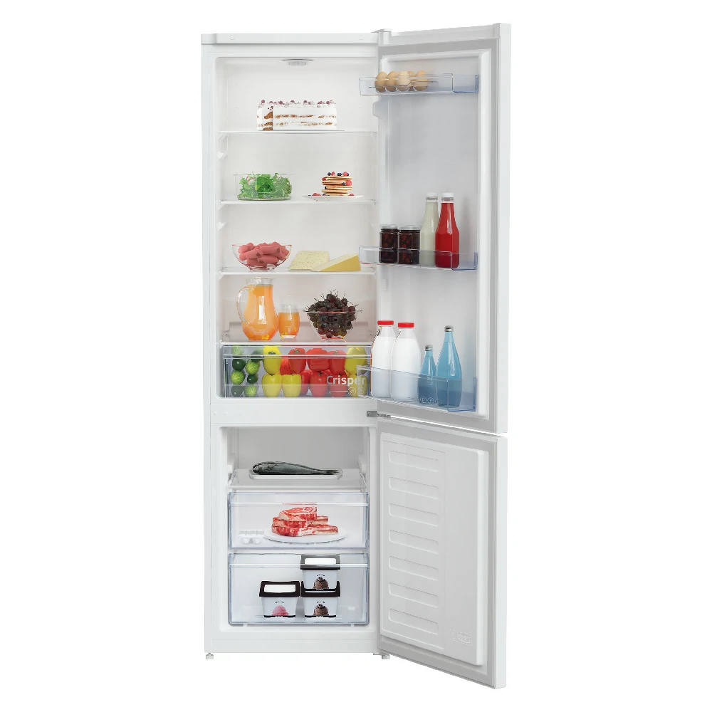 Réfrigérateur combiné Beko 295LT MINFROST 54 CM BLANC RCSA300K40WN