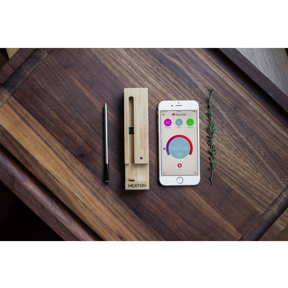 Thermomètre à viande sans fil Meater Plus - portée de 50 m