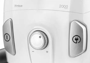 Aspirateur à aspiration puissant Trisa Classic Clean T6601 blanc