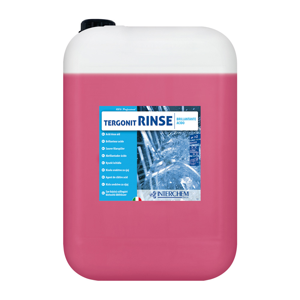 Produit de rinçage acide pour lave-vaisselle professionnels Tergonit Rinse 20 kg