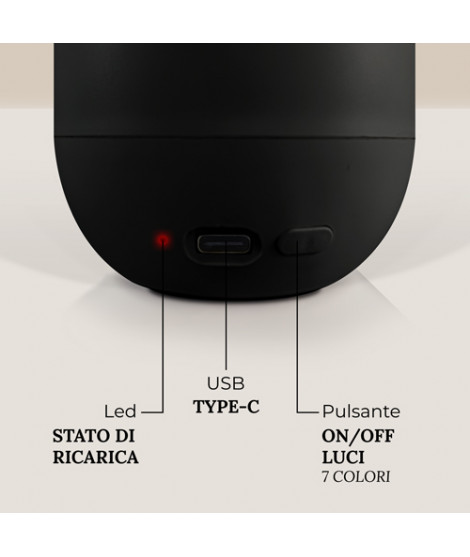 Désodorisant électrique Lux Essenzapura noir et doré