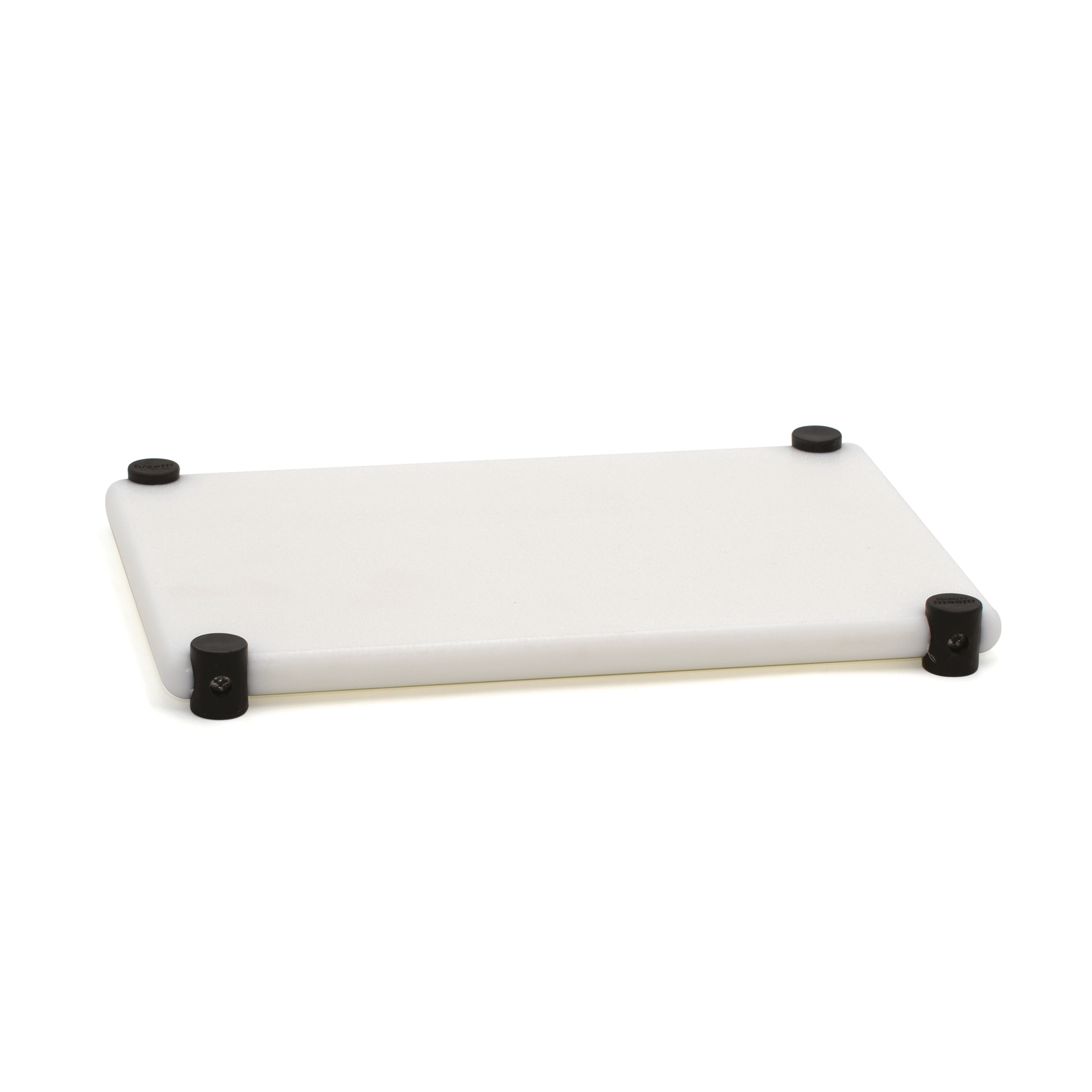 Planche à découper professionnelle Bisetti avec pieds antidérapants 30x20 cm noire