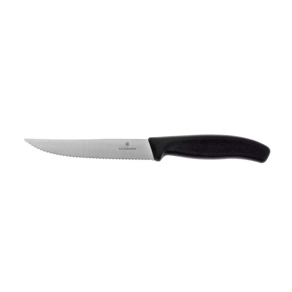 Couteau à steak à lame ondulée de taille moyenne - Victorinox SwissClassic 