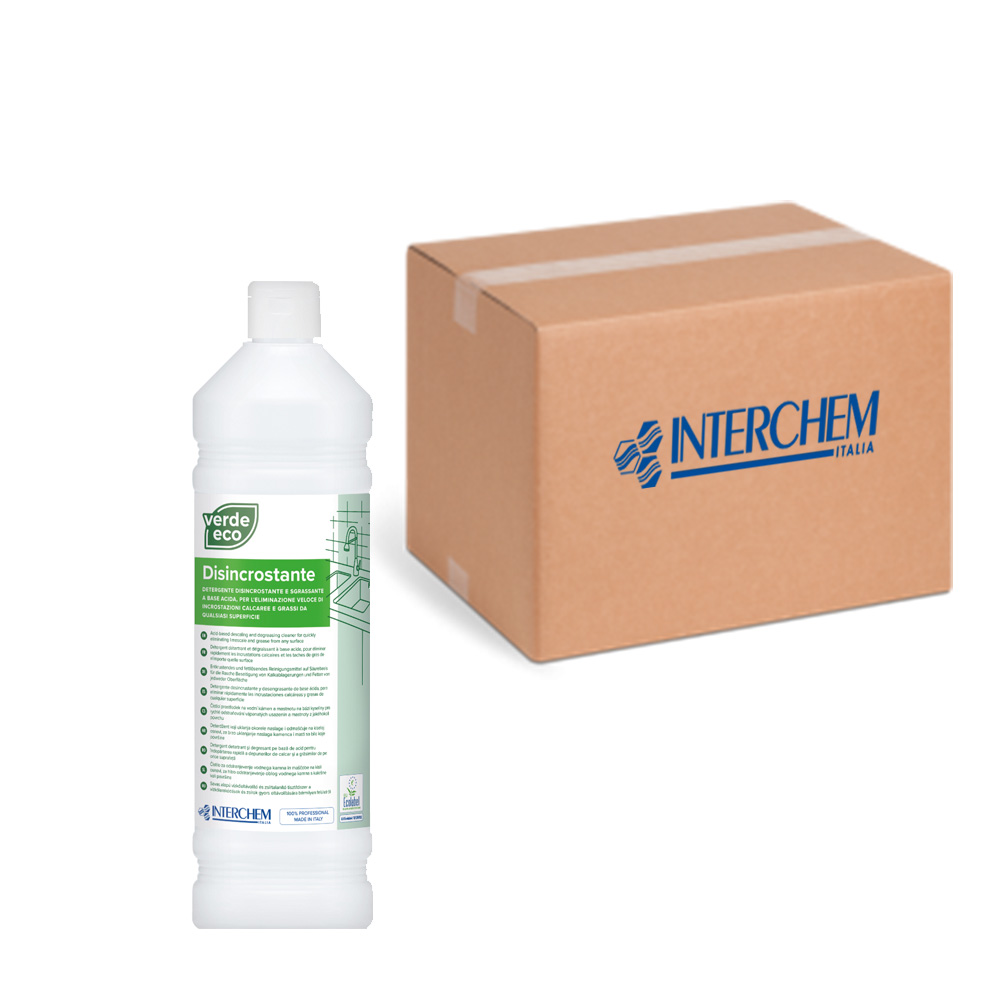 Boîte de 12 détergents détartrants Green Eco Descaling 1 litre