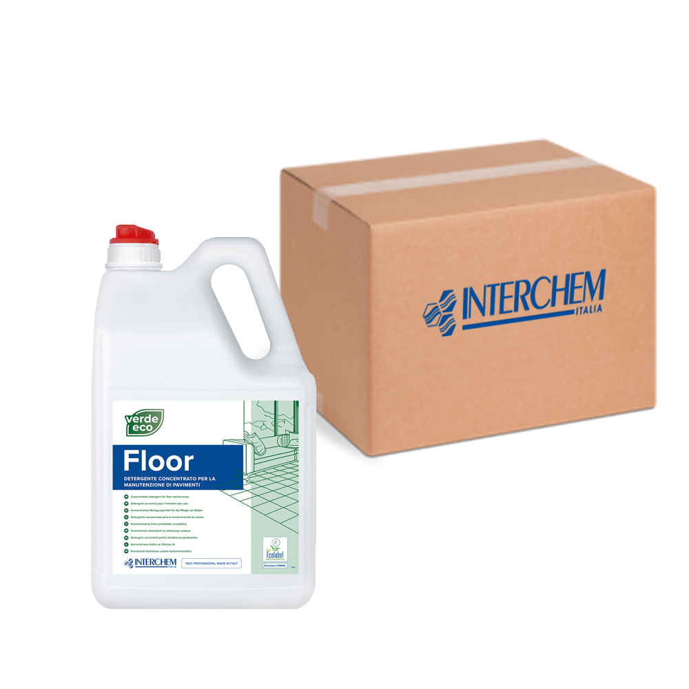 Boîte écologique verte de 4 cartouches de nettoyant pour sols