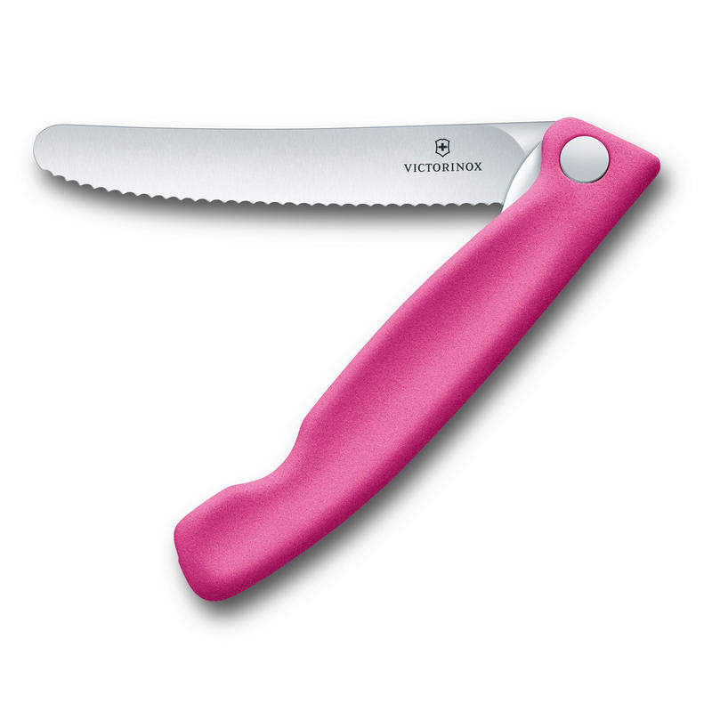 Couteau pliant dentelé rose - Victorinox Swissclassic