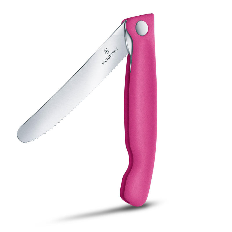 Couteau pliant dentelé rose - Victorinox Swissclassic