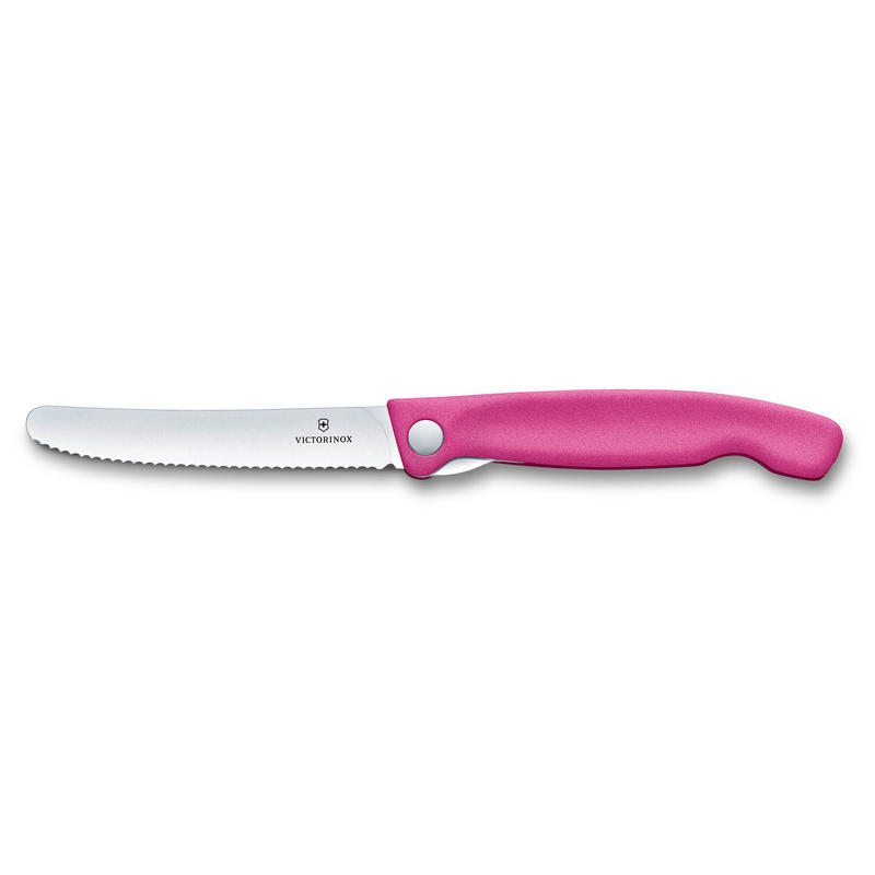 Couteau pliant dentelé rose - Victorinox Swissclassic