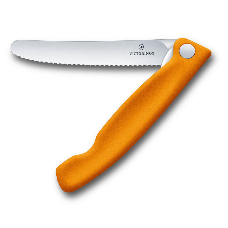Couteau pliant dentelé orange - Victorinox Swissclassic