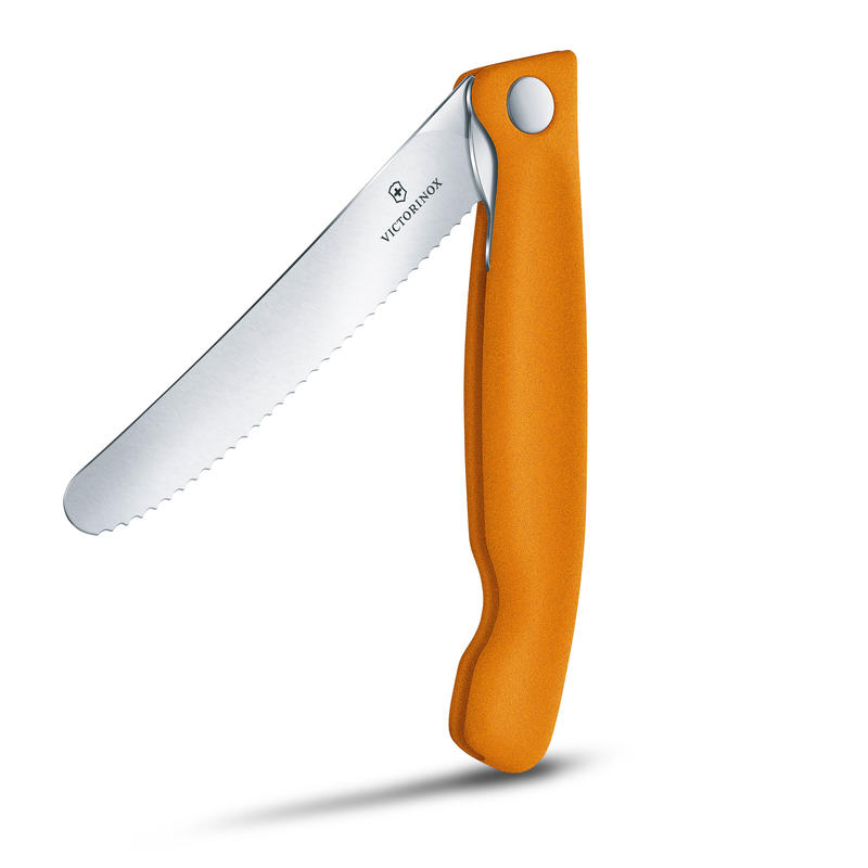 Couteau pliant dentelé orange - Victorinox Swissclassic