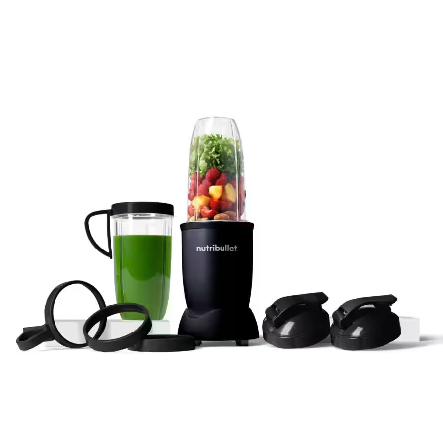 Mixeur Nutribullet Pro Exclusive 900 W avec 7 accessoires, noir