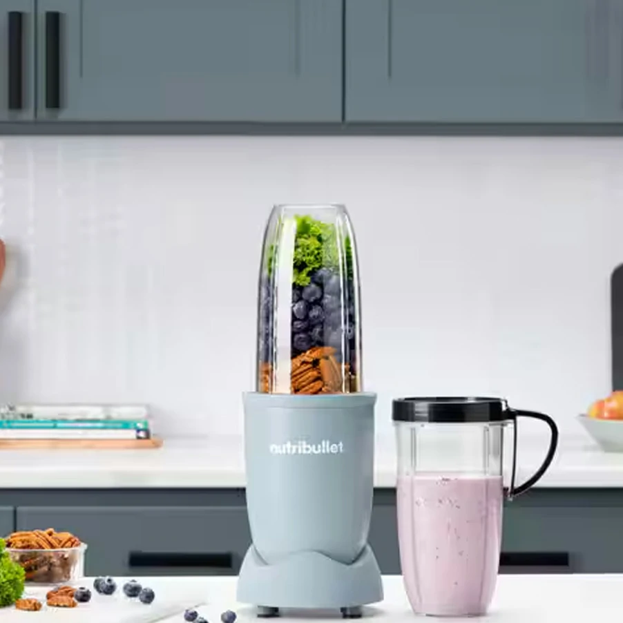 Mixeur minéral Nutribullet Pro 900 W avec 4 accessoires bleu