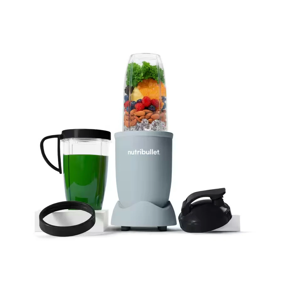 Mixeur minéral Nutribullet Pro 900 W avec 4 accessoires bleu