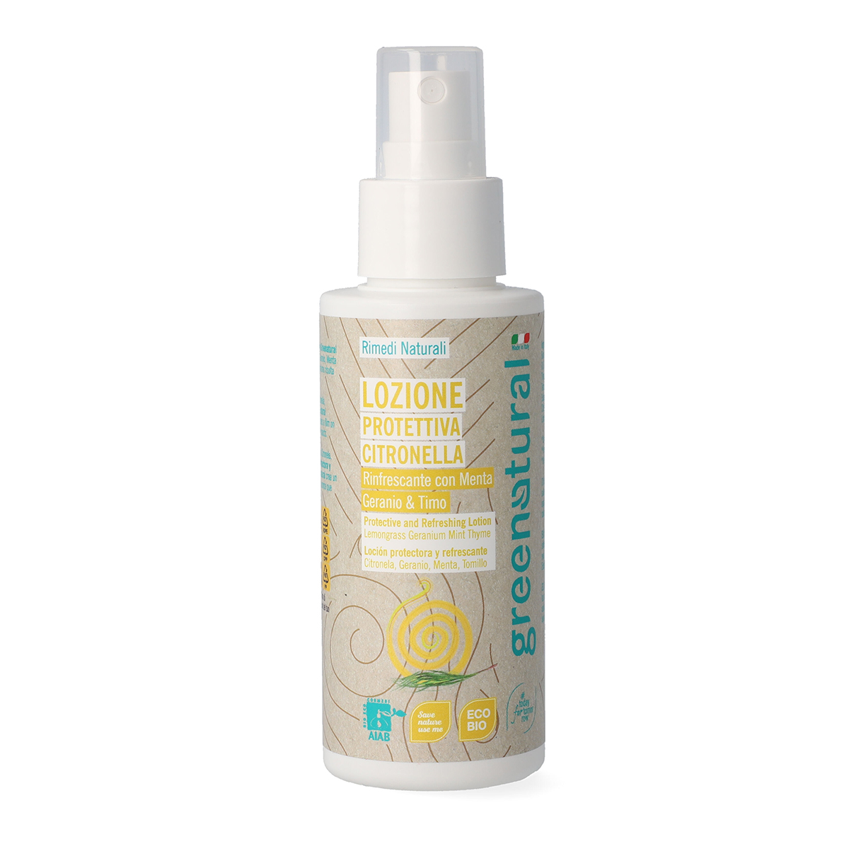 Lotion protectrice à la citronnelle 100 ml
