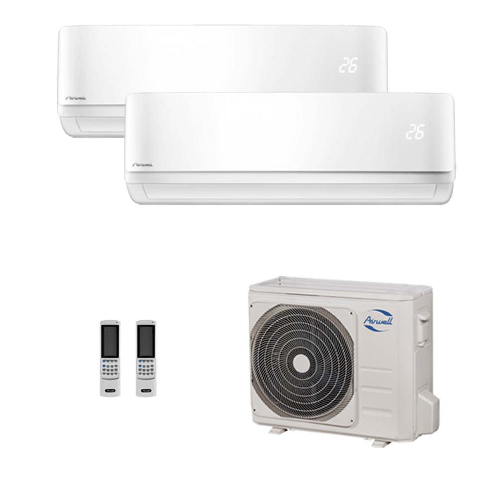Climatiseur double split Airwell fixe 2x12000 Btu 5 kW