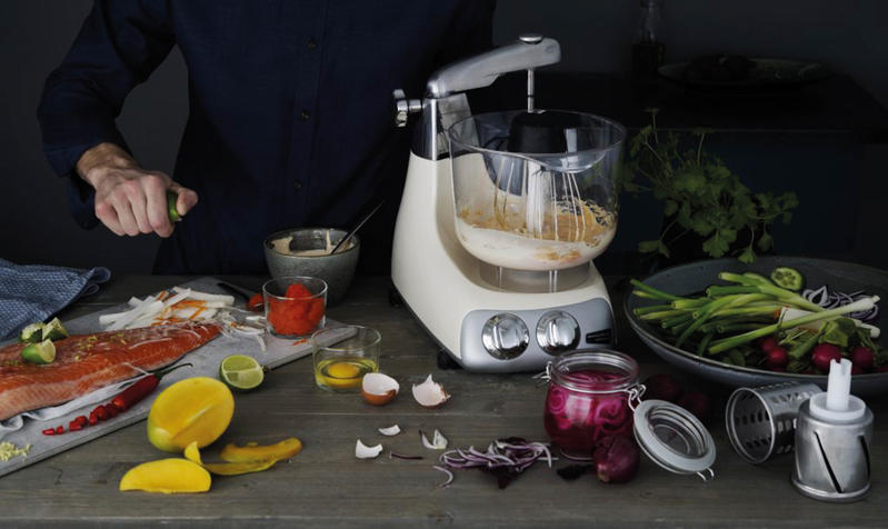 Batteur sur socle Ankarsrum Assistant Original 6230 Silver