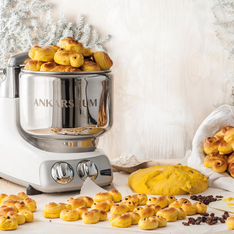 Mélangeur à pâte Ankarsrum Assistant Original 6230, blanc