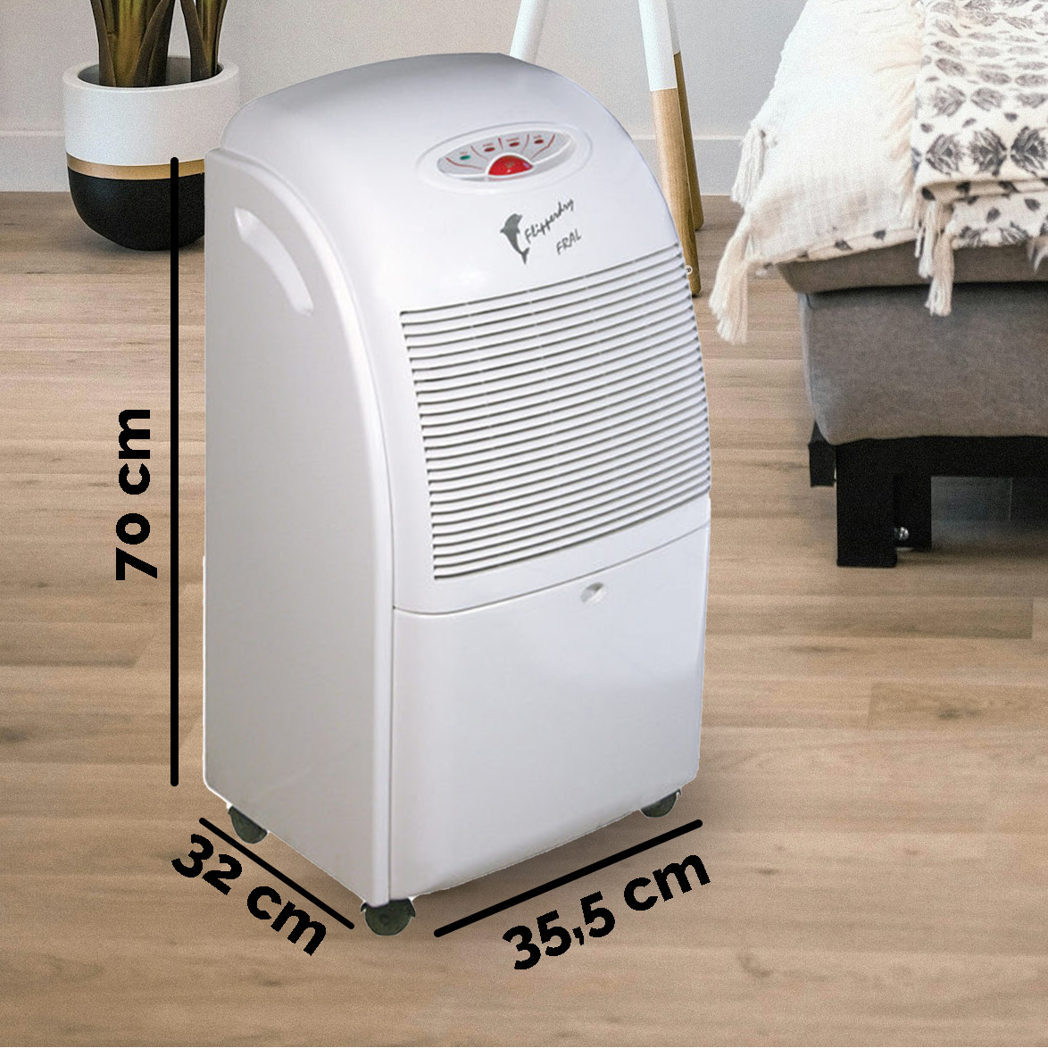 Nouveau déshumidificateur blanc Flipperdry 300