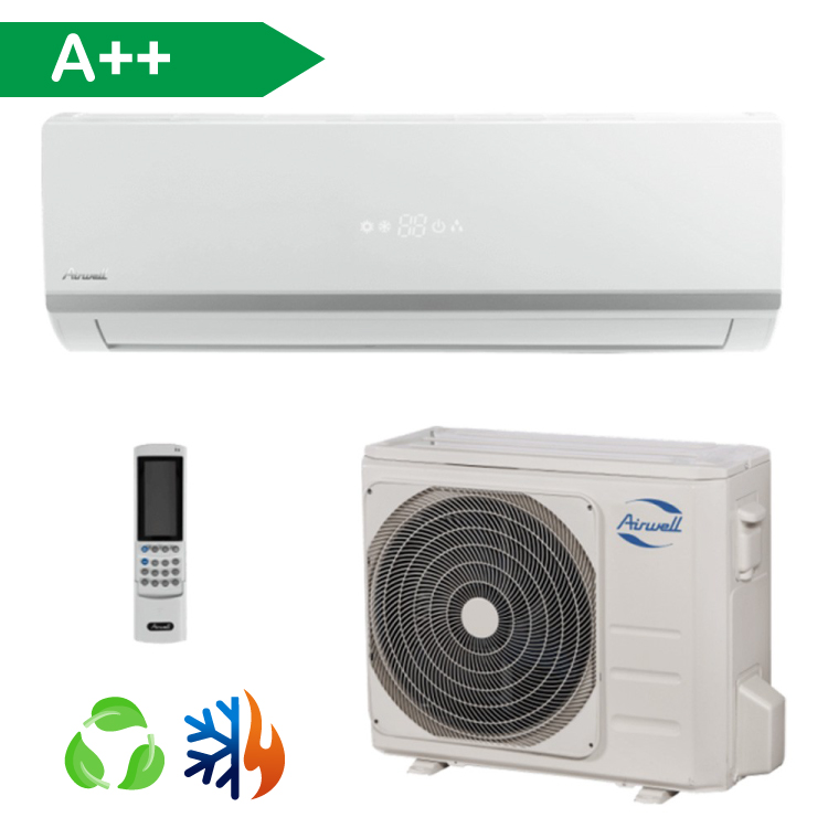 Climatiseur fixe Airwell 9000 Btu 2,5 kW classe A++