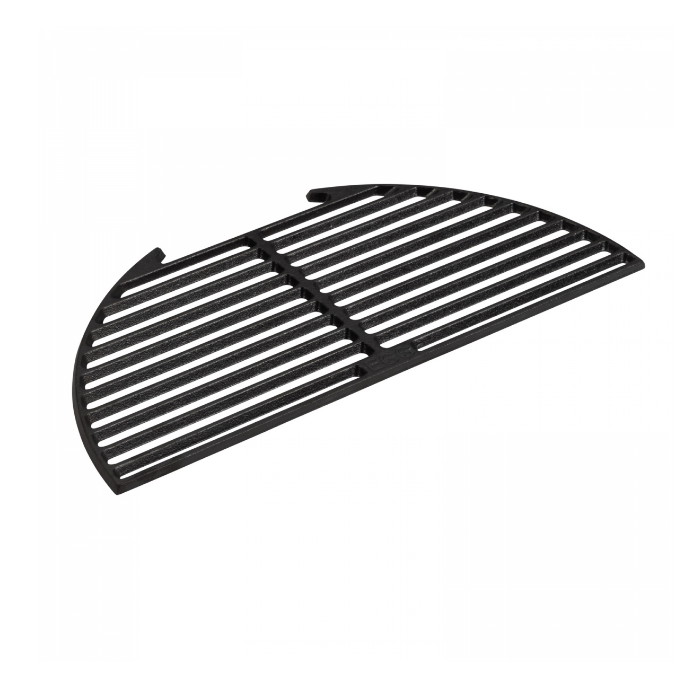 Grande grille en fonte en forme de demi-lune pour Big Green Egg