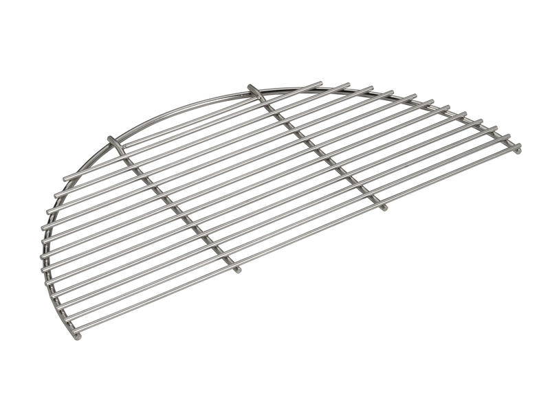 Grille demi-lune en acier inoxydable pour Big Green Egg XL