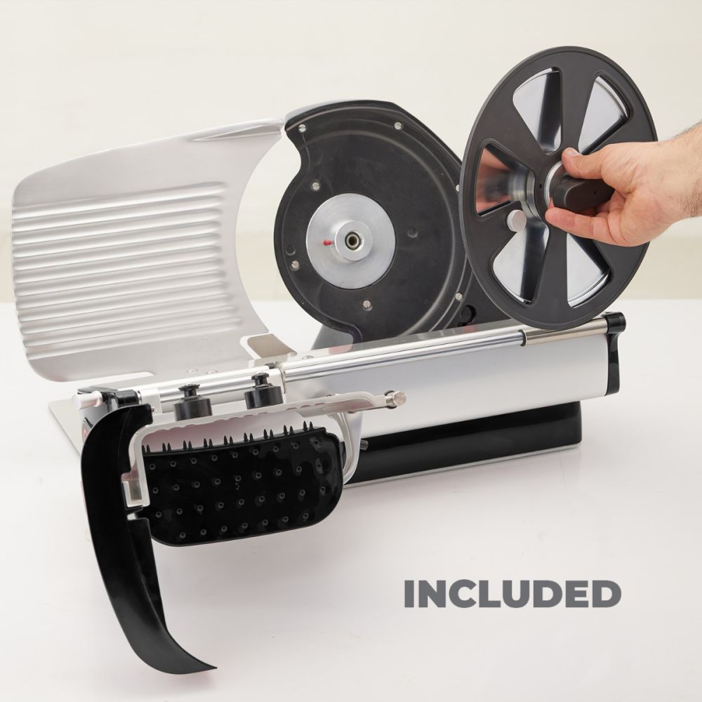 Trancheuse Berkel Home Line 250 Plus noire avec extracteur de lame inclus