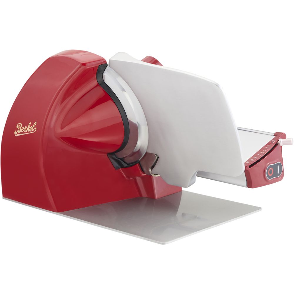 Trancheuse Berkel Home Line 250 Plus rouge avec extracteur de lame inclus